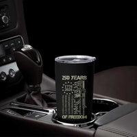 250 Years of Freedom Camo Flag Tumbler Cup We The People Second Amendment 1776-2026 Patriotic