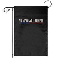 No Man Left Behind Minimalist Patriotic Flag Garden Flag US Military Brotherhood Pride
