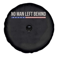 No Man Left Behind Minimalist Patriotic Flag Spare Tire Cover US Military Brotherhood Pride