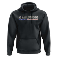 No Man Left Behind Minimalist Patriotic Flag Hoodie US Military Brotherhood Pride