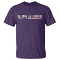 No Man Left Behind Minimalist Patriotic Flag T Shirt US Military Brotherhood Pride