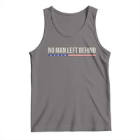 No Man Left Behind Minimalist Patriotic Flag Tank Top US Military Brotherhood Pride