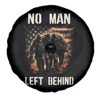 No Man Left Behind Soldiers Brotherhood Spare Tire Cover American Flag US Military