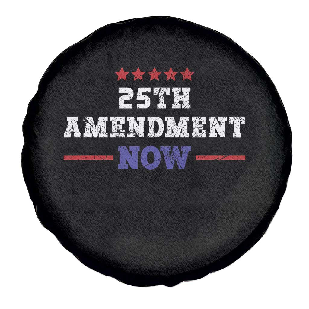 25th Amendment Now Patriotic Spare Tire Cover Red White and Blue Political Satire
