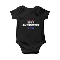 25th Amendment Now Patriotic Baby Onesie Red White and Blue Political Satire