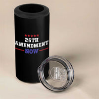 25th Amendment Now Patriotic 4 in 1 Can Cooler Tumbler Red White and Blue Political Satire