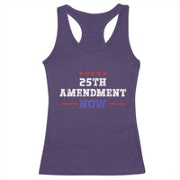 25th Amendment Now Patriotic Racerback Tank Top Red White and Blue Political Satire