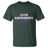 25th Amendment Now Patriotic T Shirt Red White and Blue Political Satire
