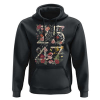 2547 Wildflower Floral Graphic Hoodie Subtle Coded 25th Amendment Political Satire Aesthetic