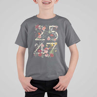 2547 Wildflower Floral Graphic T Shirt For Kid Subtle Coded 25th Amendment Political Satire Aesthetic