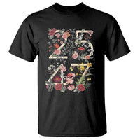 2547 Wildflower Floral Graphic T Shirt Subtle Coded 25th Amendment Political Satire Aesthetic