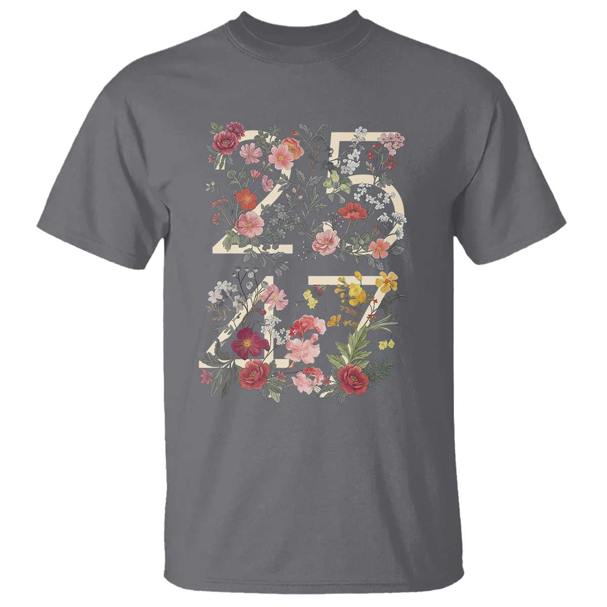 2547 Wildflower Floral Graphic T Shirt Subtle Coded 25th Amendment Political Satire Aesthetic