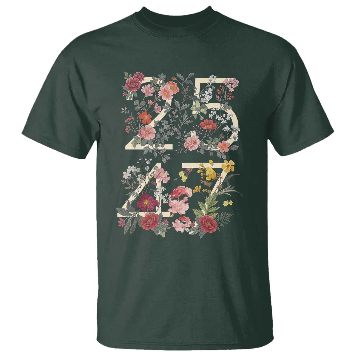 2547 Wildflower Floral Graphic T Shirt Subtle Coded 25th Amendment Political Satire Aesthetic