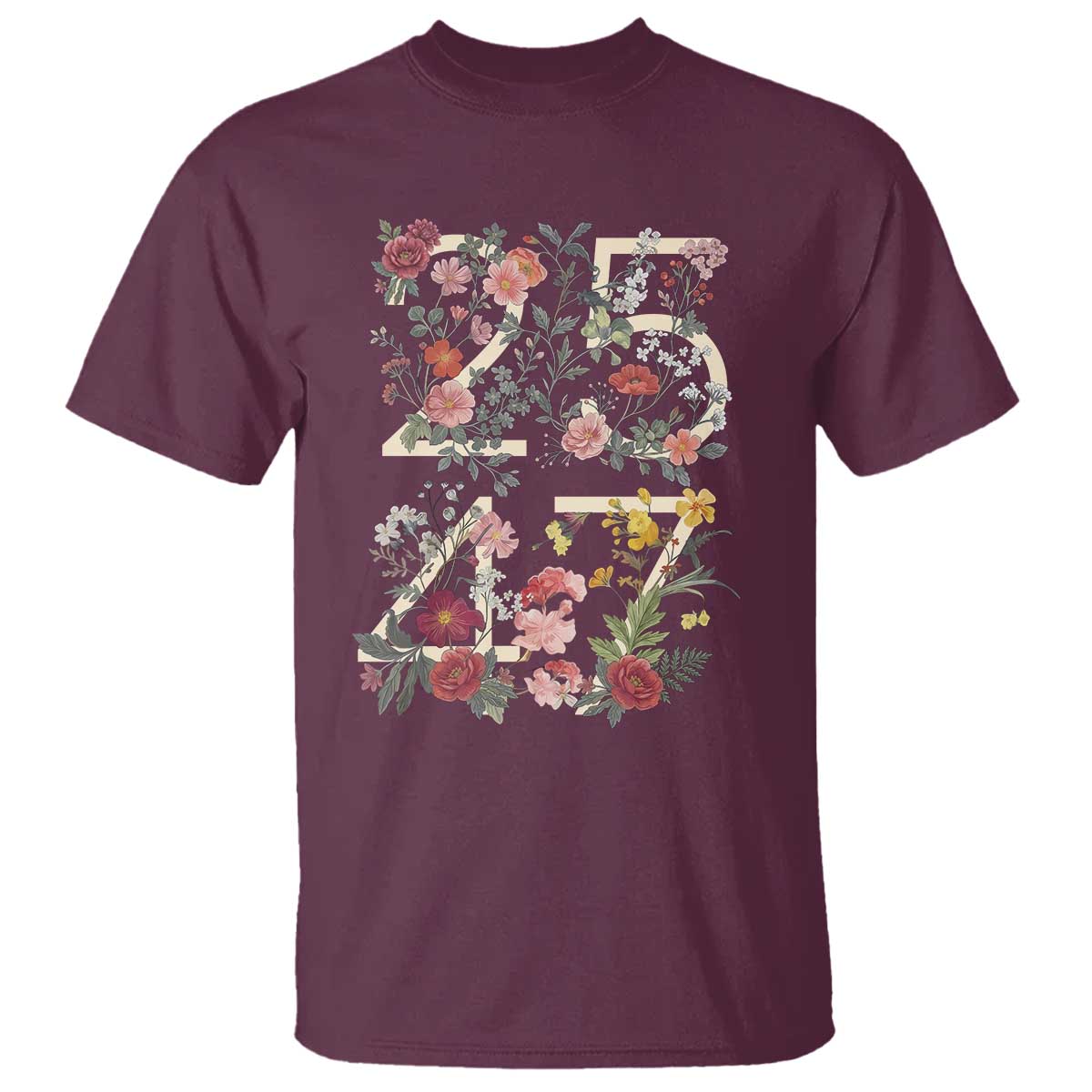 2547 Wildflower Floral Graphic T Shirt Subtle Coded 25th Amendment Political Satire Aesthetic