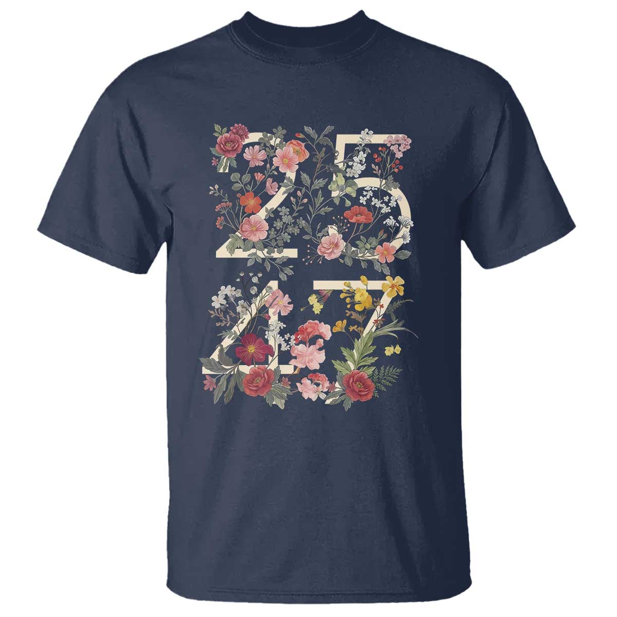 2547 Wildflower Floral Graphic T Shirt Subtle Coded 25th Amendment Political Satire Aesthetic