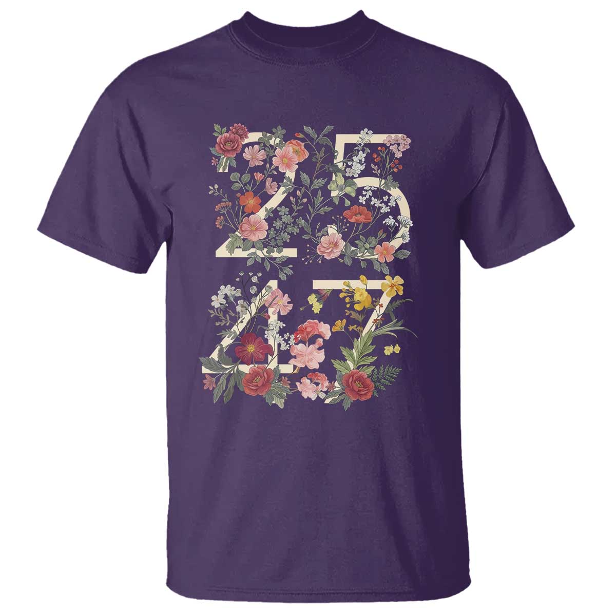 2547 Wildflower Floral Graphic T Shirt Subtle Coded 25th Amendment Political Satire Aesthetic