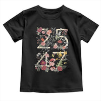 2547 Wildflower Floral Graphic Toddler T Shirt Subtle Coded 25th Amendment Political Satire Aesthetic