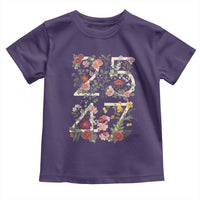 2547 Wildflower Floral Graphic Toddler T Shirt Subtle Coded 25th Amendment Political Satire Aesthetic