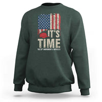 It's Time The 25th Amendment Sweatshirt Article II Red Hat Distressed American Flag Graphic