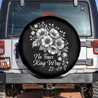 No Faux King Way 25 47 Spare Tire Cover Floral Bouquet Resist Authoritarian 25th Amendment
