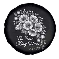 No Faux King Way 25 47 Spare Tire Cover Floral Bouquet Resist Authoritarian 25th Amendment