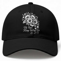 No Faux King Way 25 47 Baseball Cap Floral Bouquet Resist Authoritarian 25th Amendment