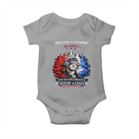 Patriotic George Washington Sunglasses and Fighter Jets Baby Onesie Imagine A Country So Great Pride