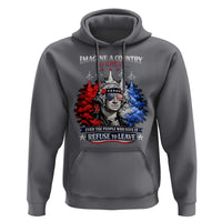 Patriotic George Washington Sunglasses and Fighter Jets Hoodie Imagine A Country So Great Pride