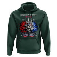 Patriotic George Washington Sunglasses and Fighter Jets Hoodie Imagine A Country So Great Pride