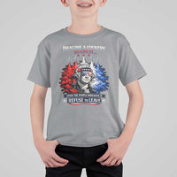 Patriotic George Washington Sunglasses and Fighter Jets T Shirt For Kid Imagine A Country So Great Pride