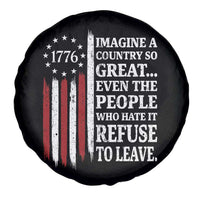 Vintage 1776 Betsy Ross Flag Imagine A Country So Great Spare Tire Cover Retro Patriotic American Heritage