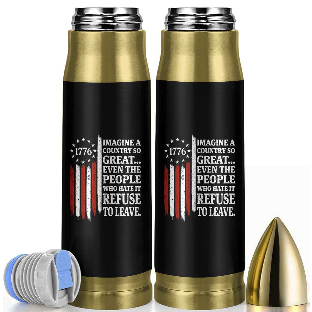 Vintage 1776 Betsy Ross Flag Imagine A Country So Great Bullet Tumbler Retro Patriotic American Heritage