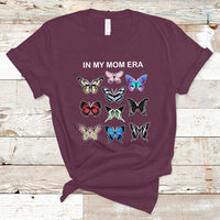Mom Era T Shirt Mother's Day In My Mom Era Cool Mom Club Butterfly Retro - Wonder Print Shop