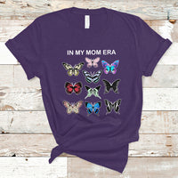 Mom Era T Shirt Mother's Day In My Mom Era Cool Mom Club Butterfly Retro - Wonder Print Shop