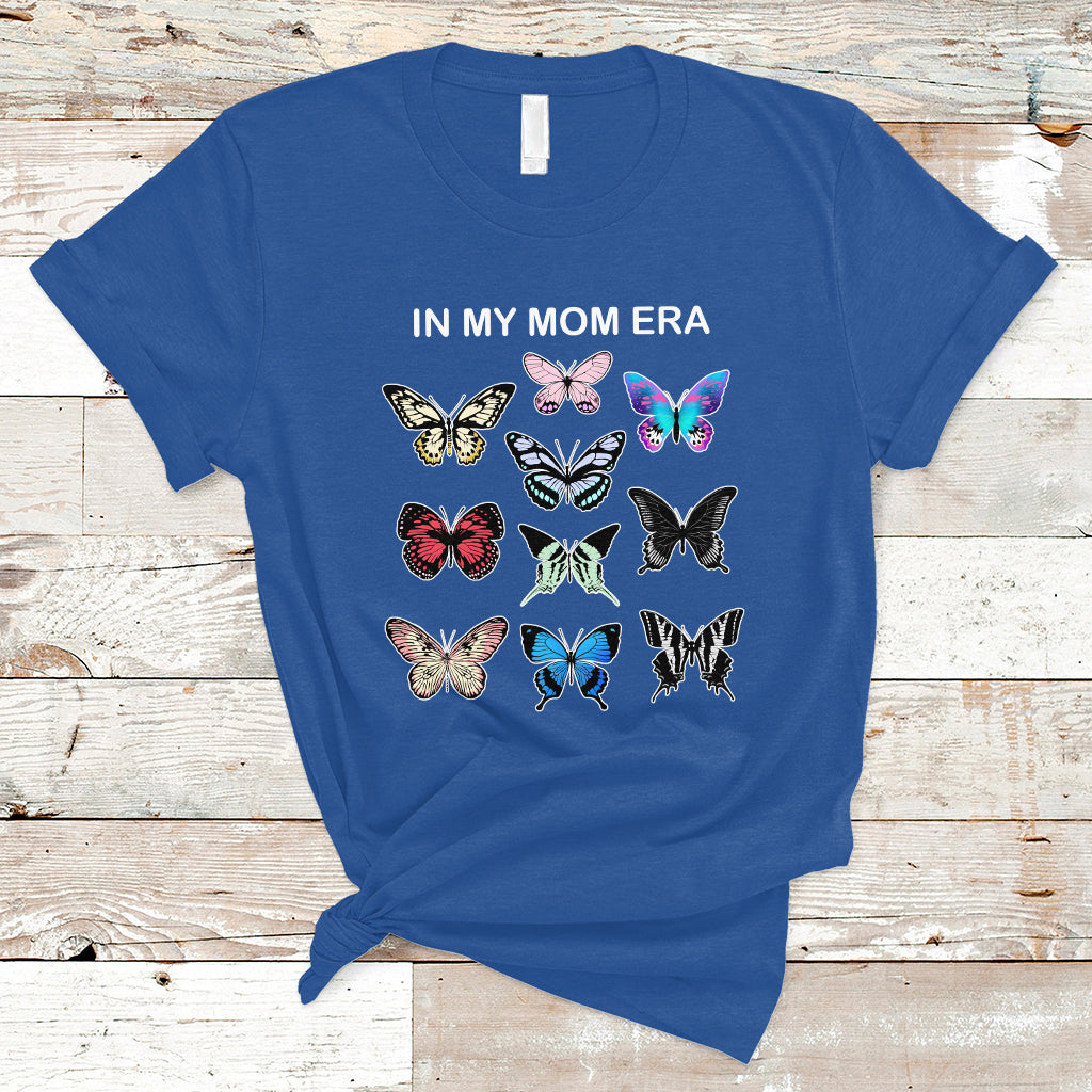 Mom Era T Shirt Mother's Day In My Mom Era Cool Mom Club Butterfly Retro - Wonder Print Shop