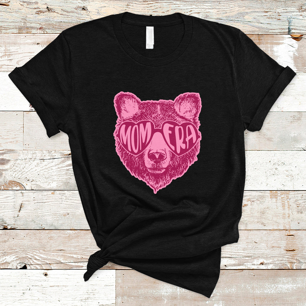 Mom Era T Shirt Mother's Day In My Mom Era Cool Mom Club Pink Bear Mom Mama - Wonder Print Shop