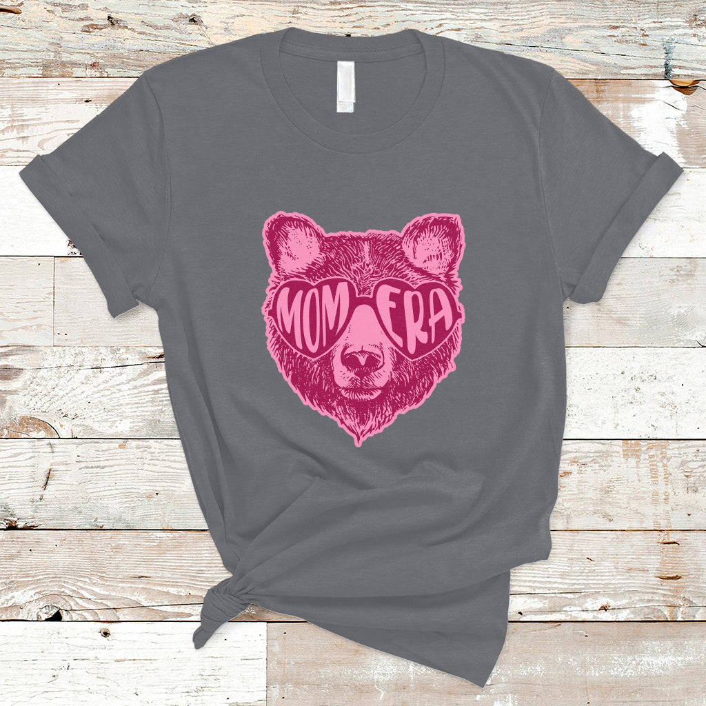 Mom Era T Shirt Mother's Day In My Mom Era Cool Mom Club Pink Bear Mom Mama - Wonder Print Shop