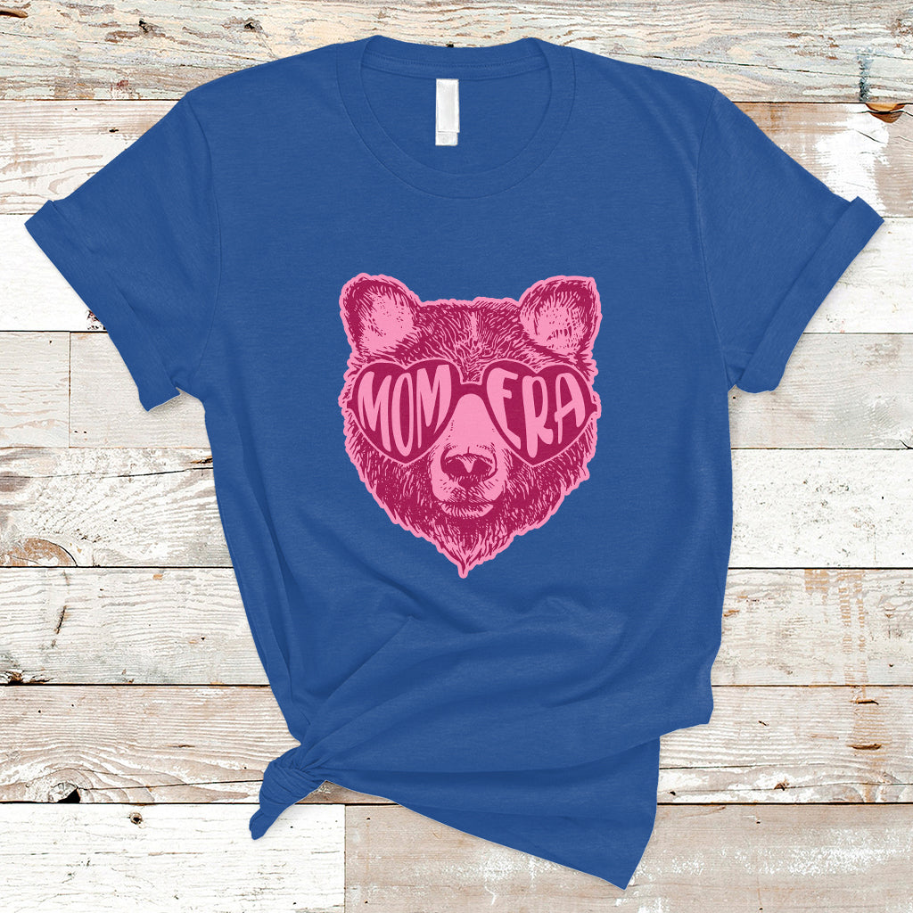 Mom Era T Shirt Mother's Day In My Mom Era Cool Mom Club Pink Bear Mom Mama - Wonder Print Shop