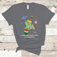 LGBT Gay Pride T Shirt There Are More Than Two Genders Equality LGBT Pride Frog - Wonder Print Shop
