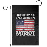 I Identify As An American Patriot Garden Flag This Is My Pride Flag