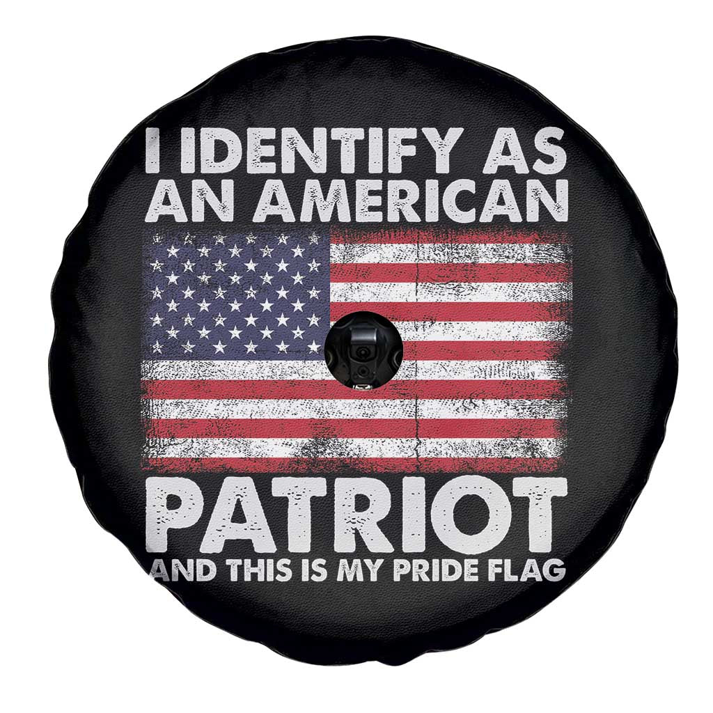 I Identify As An American Patriot Spare Tire Cover This Is My Pride Flag