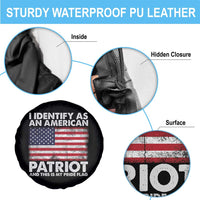 I Identify As An American Patriot Spare Tire Cover This Is My Pride Flag