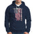 American Veteran Hoodie US Flag With Rifle And Dog Tags - Wonder Print Shop