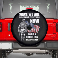 American Patriot Spare Tire Cover This Is A Cordless Hole Puncher US Flag Rifle
