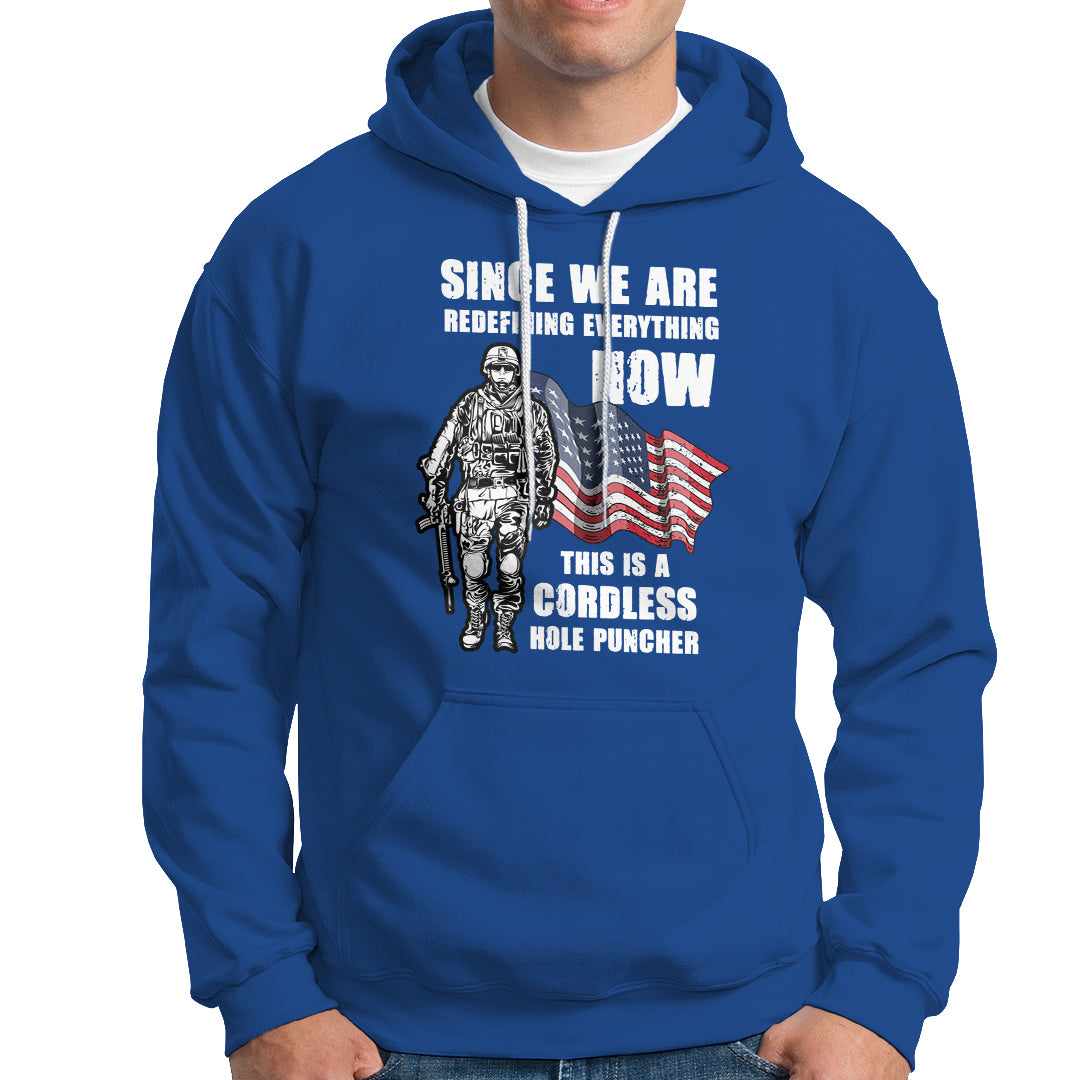 American Patriot Hoodie This Is A Cordless Hole Puncher US Flag Rifle - Wonder Print Shop