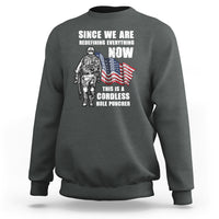 American Patriot Sweatshirt This Is A Cordless Hole Puncher US Flag Rifle - Wonder Print Shop