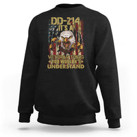 Veteran Sweatshirt DD-214 It's A Veteran Thing You Wouldn't Understand US Flag Bald Eagle - Wonder Print Shop