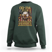 Veteran Sweatshirt DD-214 It's A Veteran Thing You Wouldn't Understand US Flag Bald Eagle - Wonder Print Shop