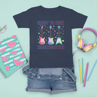 Ready To Rock Kindergarten T Shirt For Kid Cute Colorful Electric Guitars - Wonder Print Shop