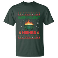 Christmas Dumpster Fire T Shirt Warm Holiday Wishes - Wonder Print Shop